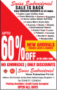 Swiss Embroideries - Sale